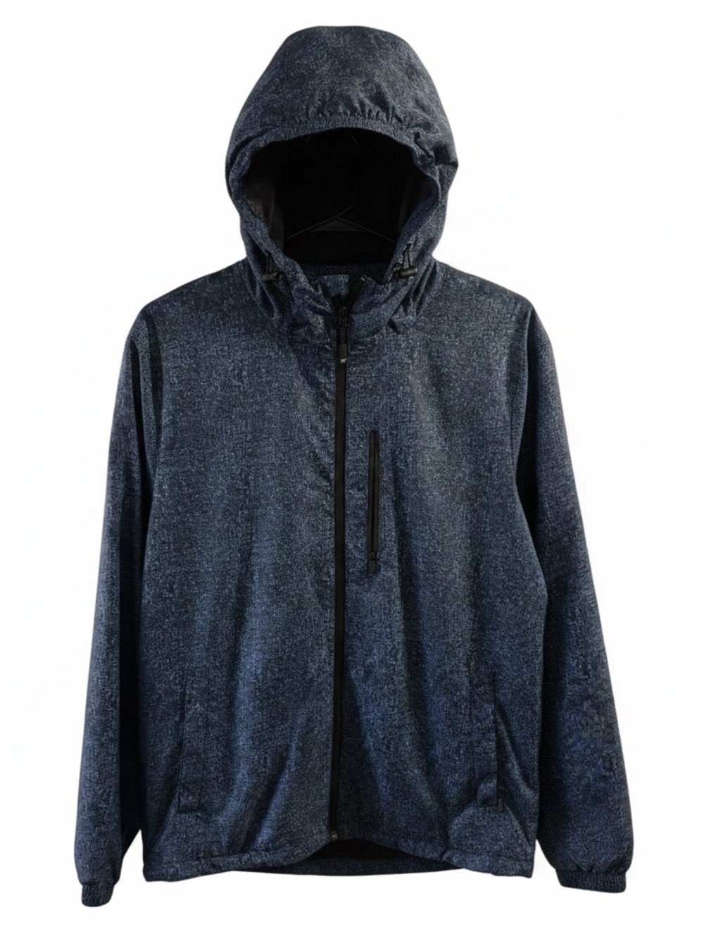 32 Degrees Men's Hooded Windbreaker Full Zip Lightweight Size M 100% Polyester